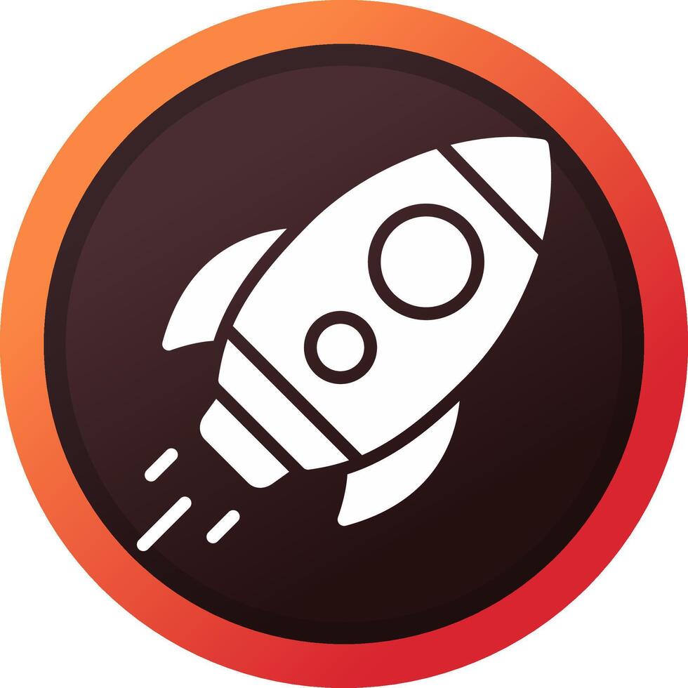 Rocket Creative Icon Design vector