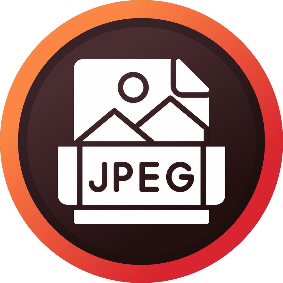 Jpeg Creative Icon Design vector