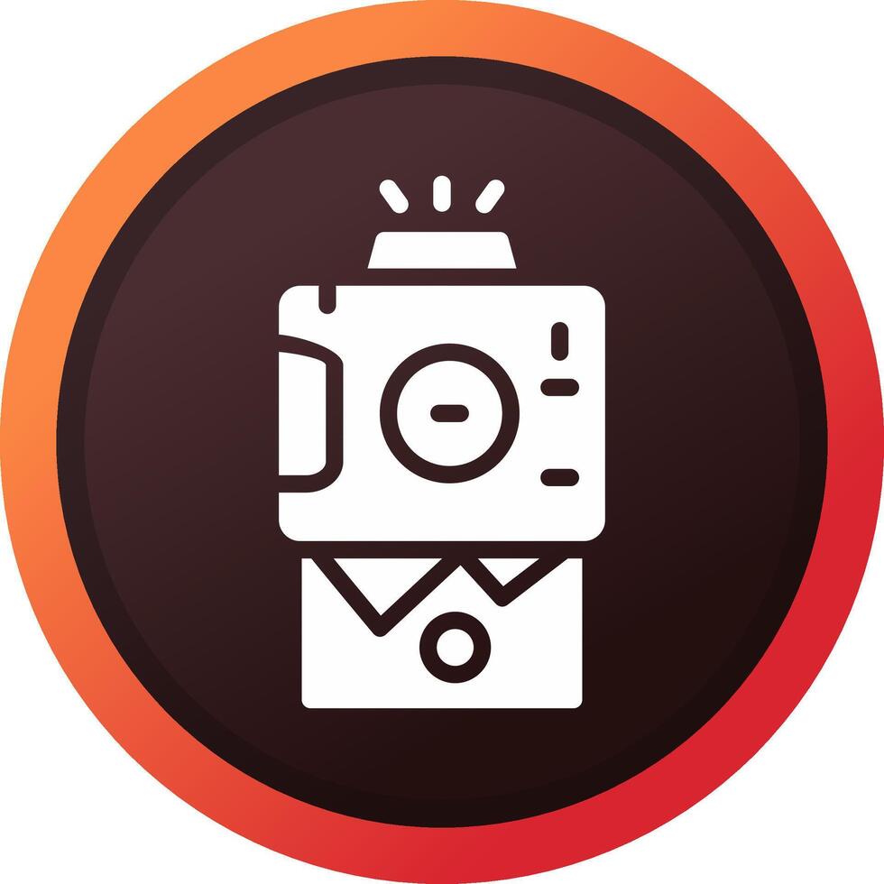 Instant Camera Creative Icon Design vector
