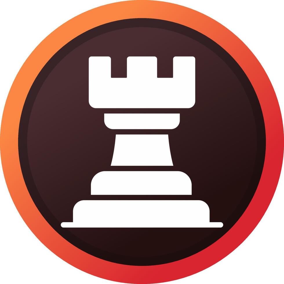 Chess Piece Creative Icon Design vector