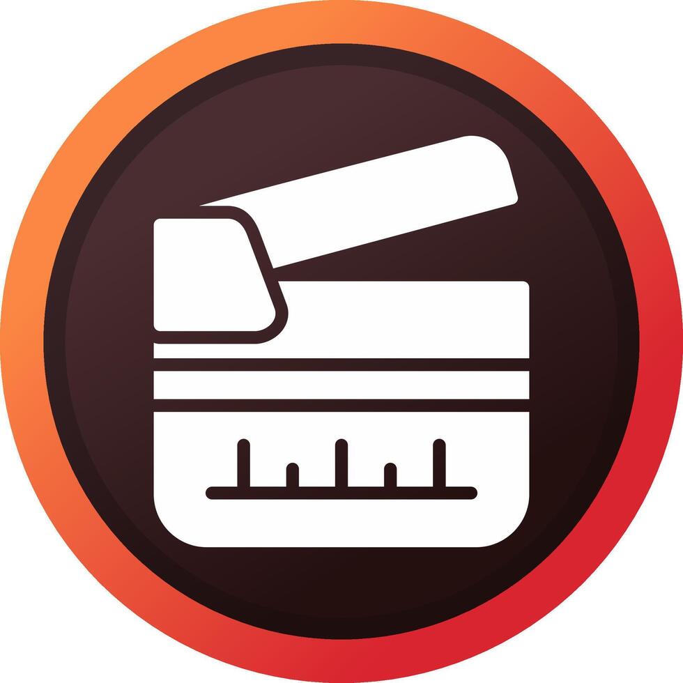 Clapperboard Creative Icon Design vector