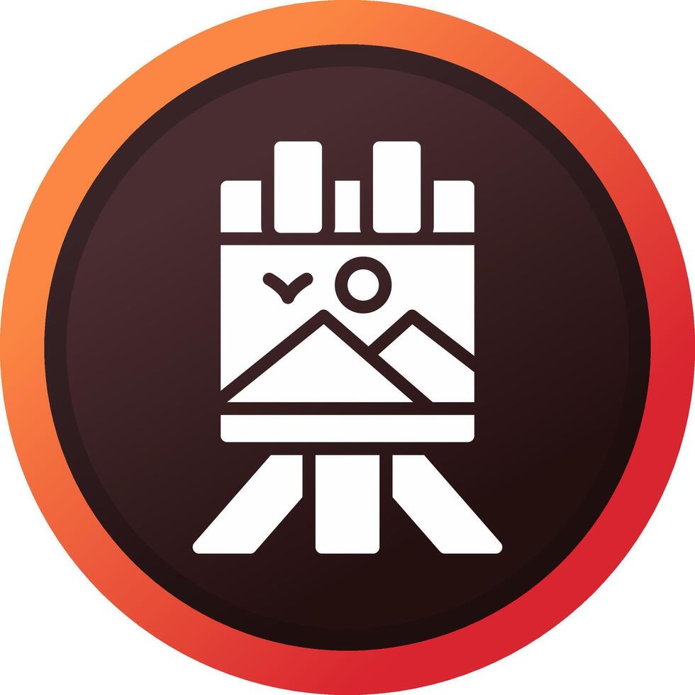 Canvas Creative Icon Design vector
