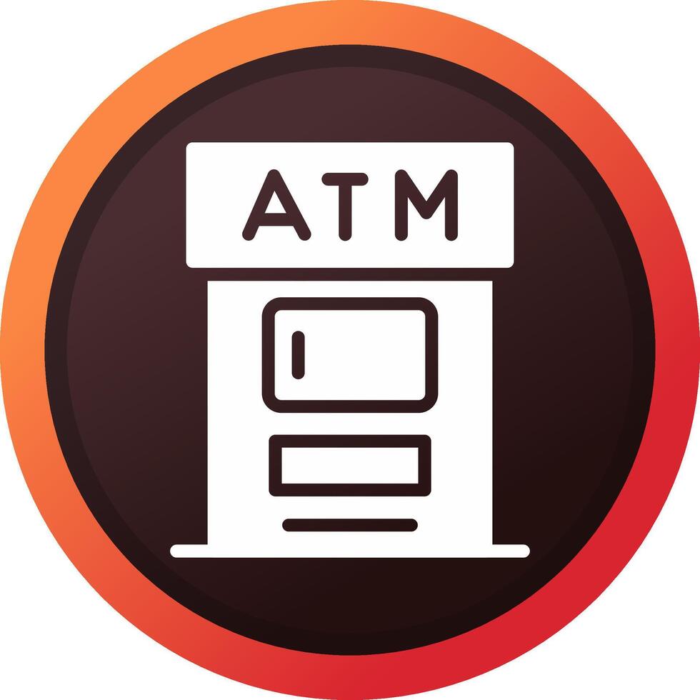 ATM Creative Icon Design vector