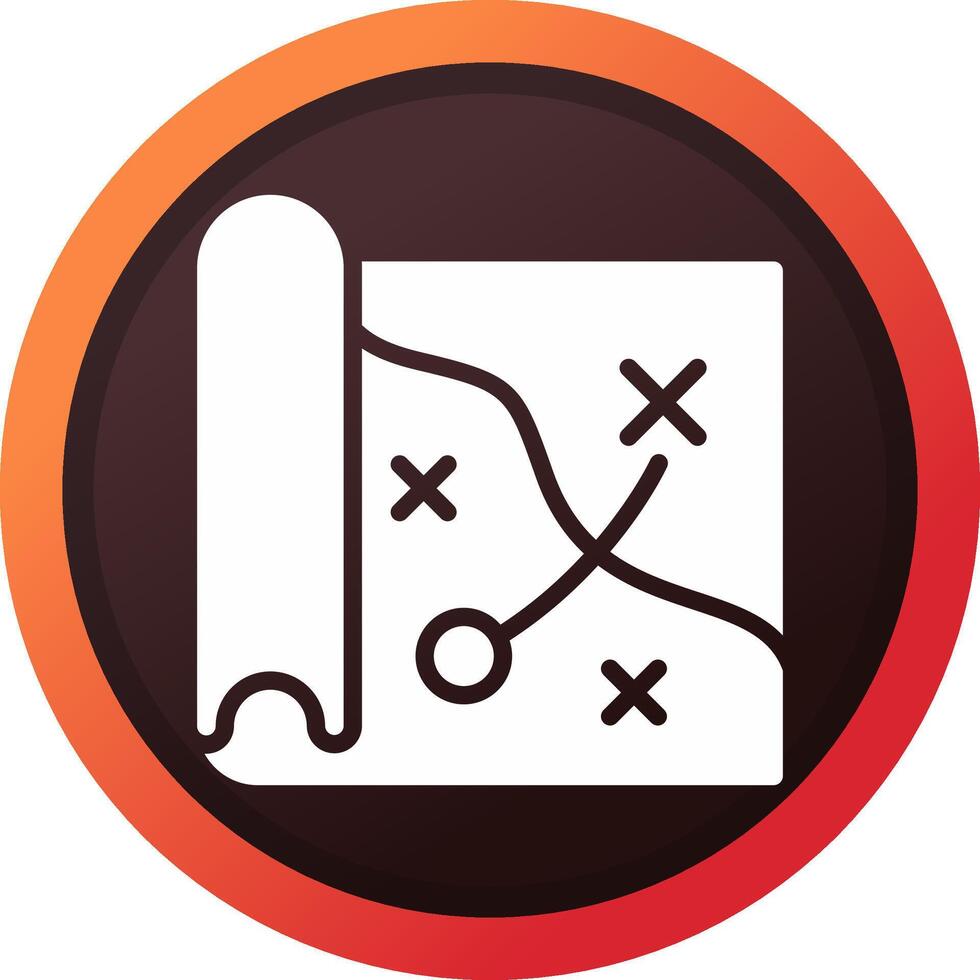 Map Creative Icon Design vector