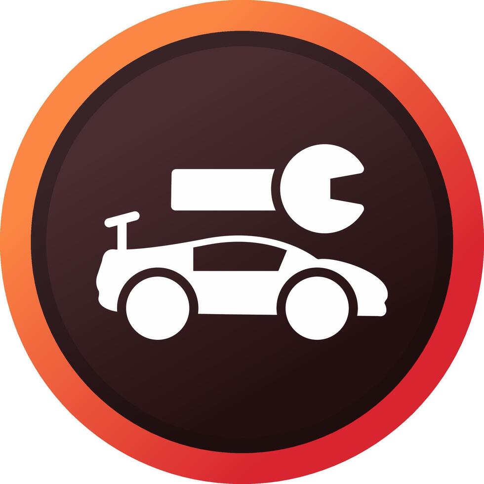 Car Service Creative Icon Design vector