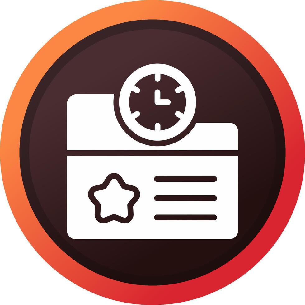 Project Deadline Creative Icon Design vector