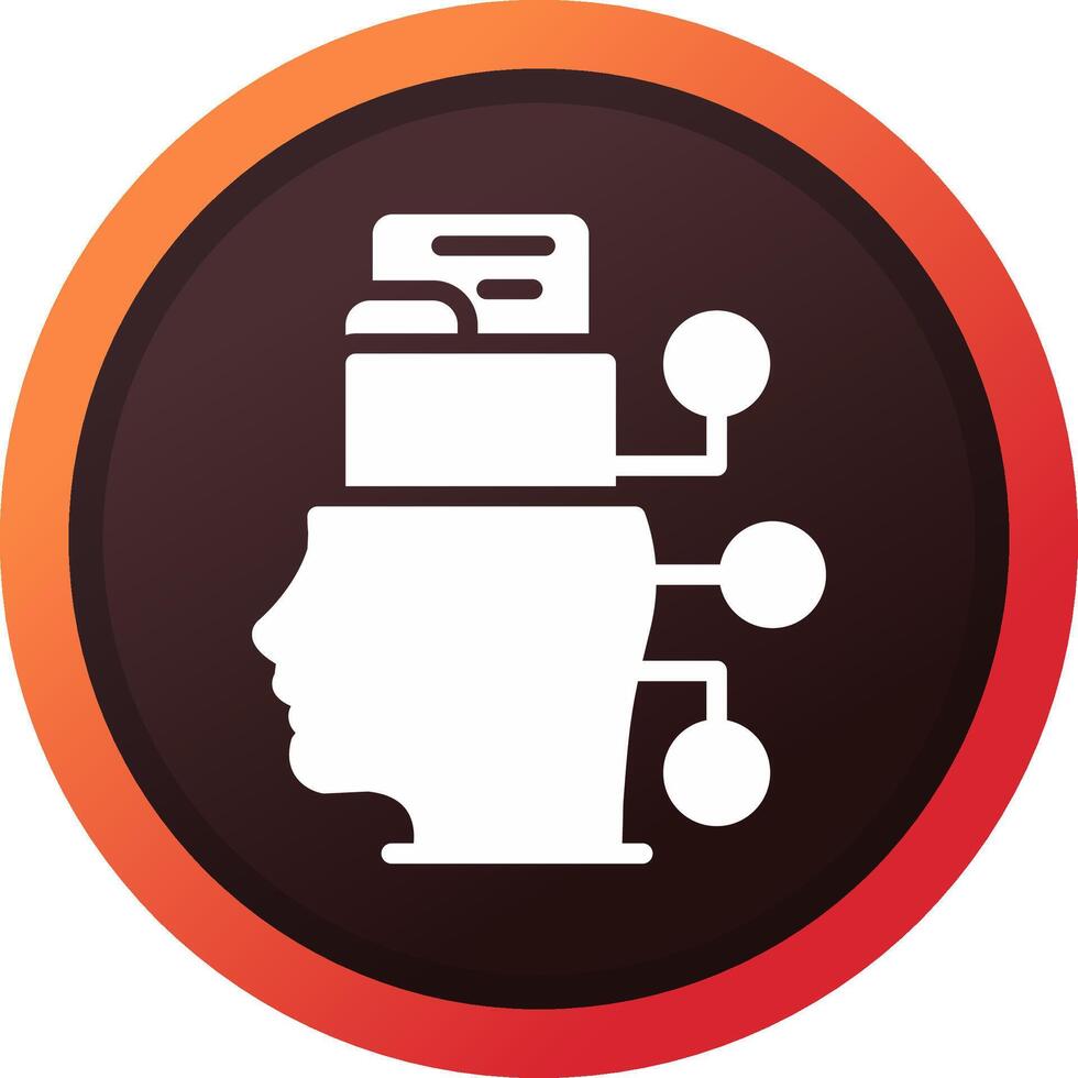 Intelligent Data Creative Icon Design vector