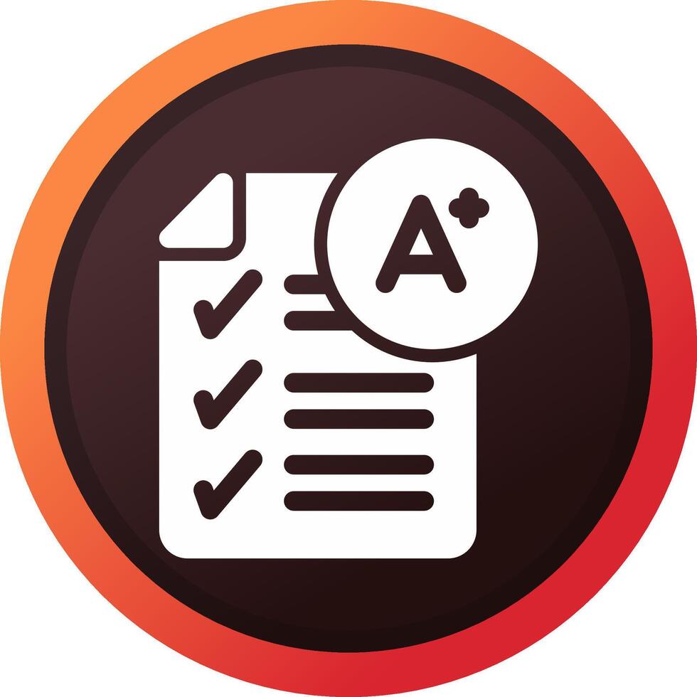 Grade Creative Icon Design vector