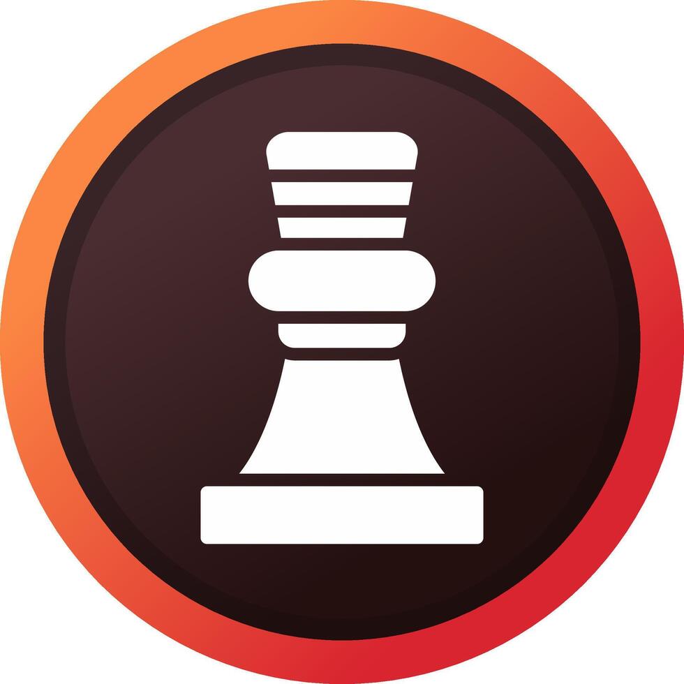 Chess Game Creative Icon Design vector