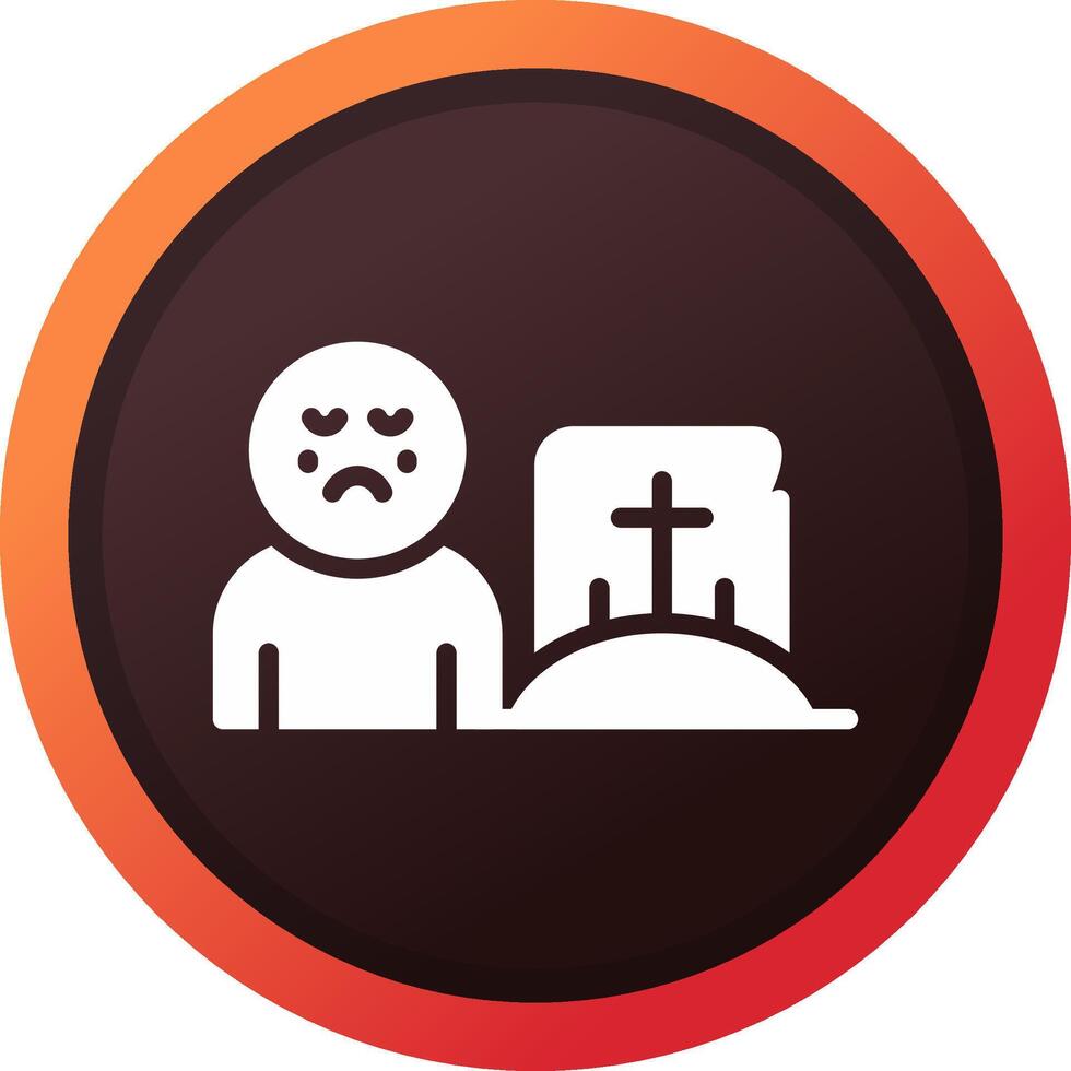 Grave Creative Icon Design vector