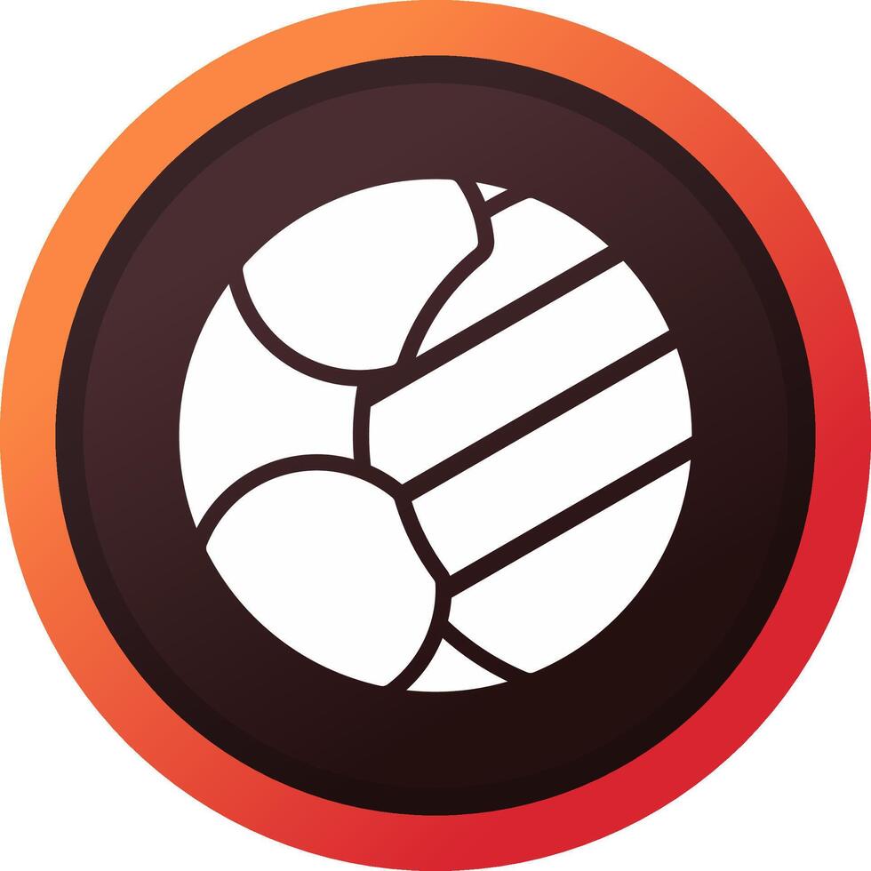 Waxing Moon Creative Icon Design vector