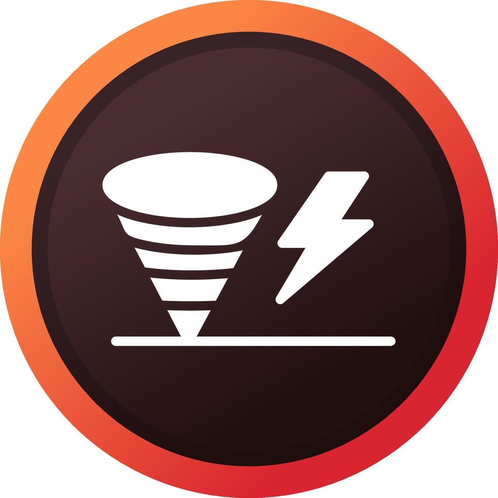 Tornado Creative Icon Design vector