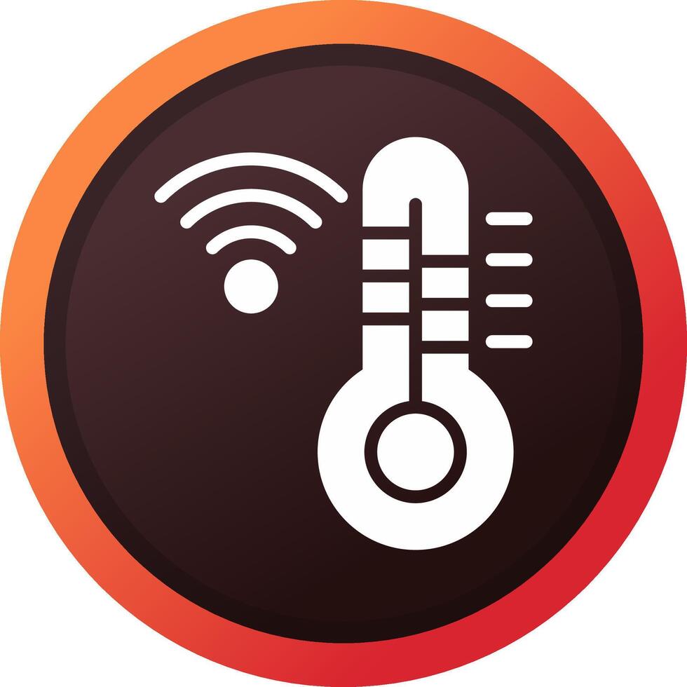 Thermostat Creative Icon Design vector