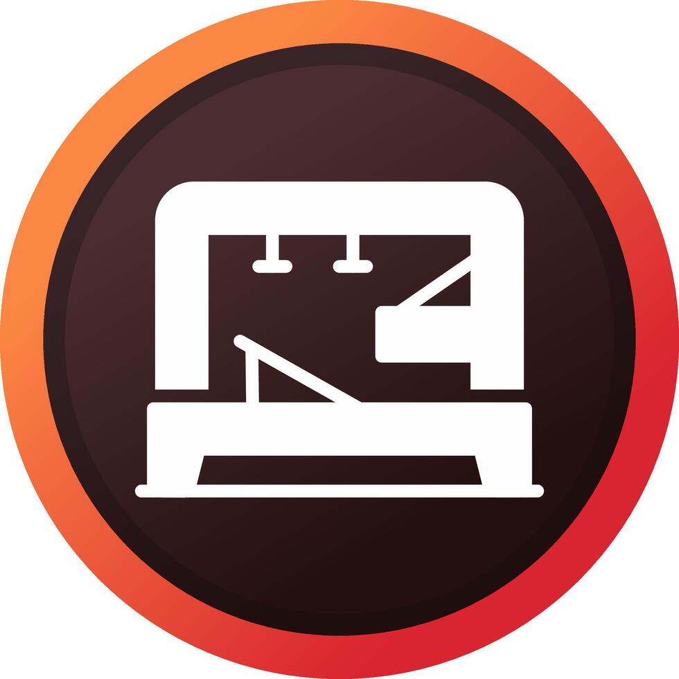 Pilates Tower Creative Icon Design vector
