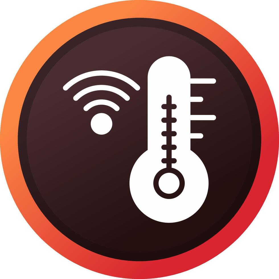 Thermostat Creative Icon Design vector
