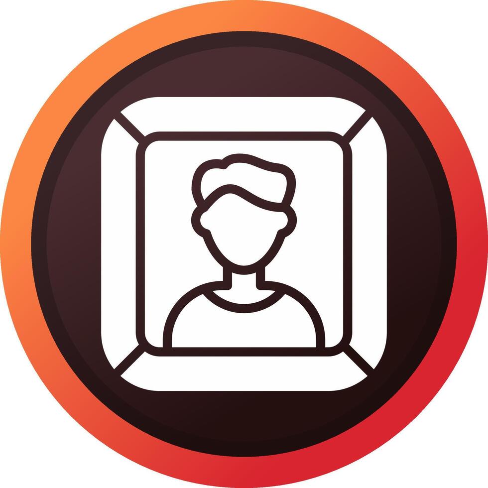 Portrait Creative Icon Design vector