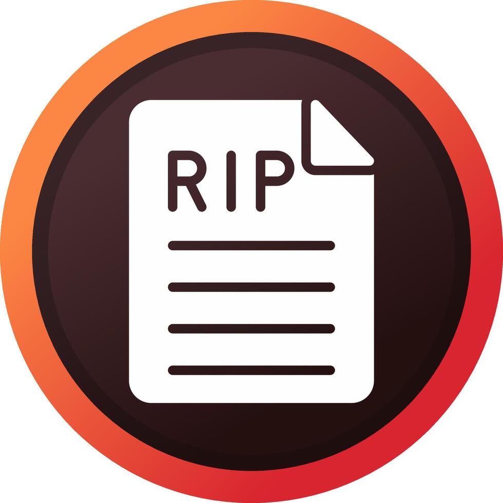 Death Certificate Creative Icon Design vector