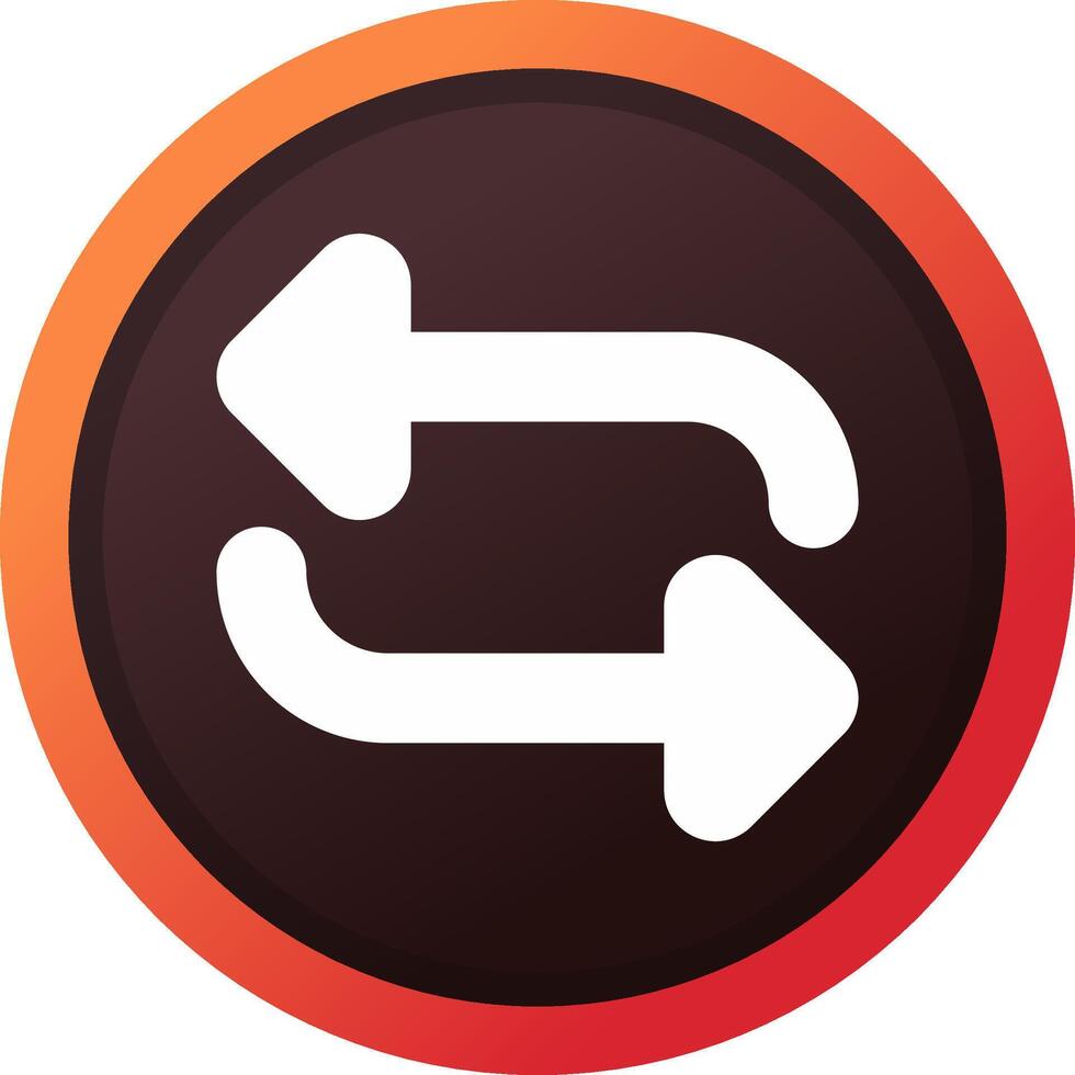 Arrows Repeat Creative Icon Design vector