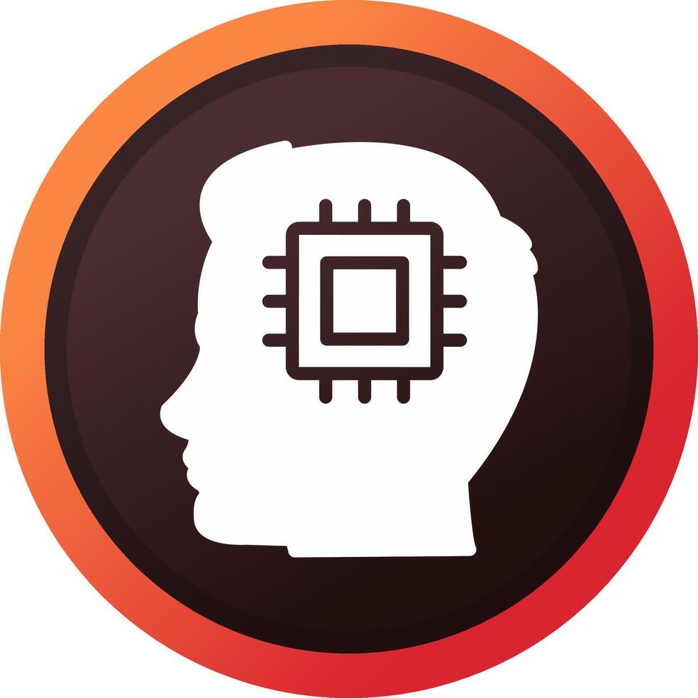 Human Processor Creative Icon Design vector