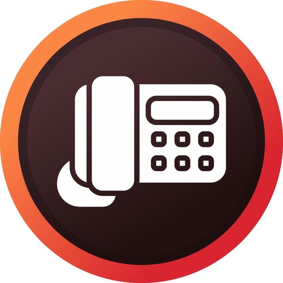 Phone Office Creative Icon Design vector