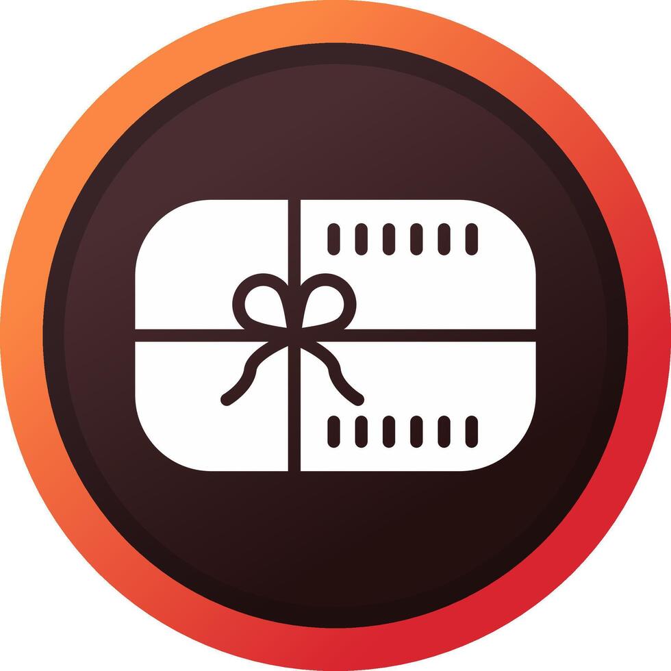 Gift Card Creative Icon Design vector