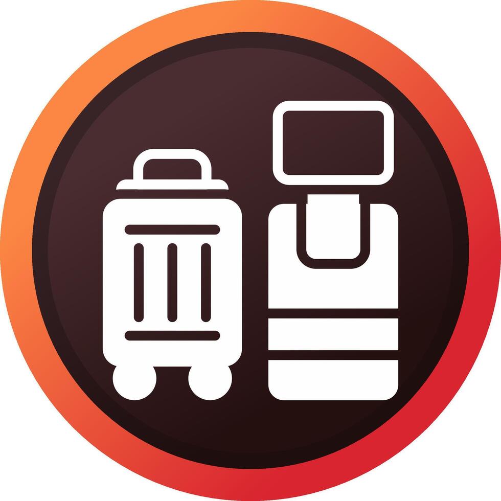 Self Check In Creative Icon Design vector