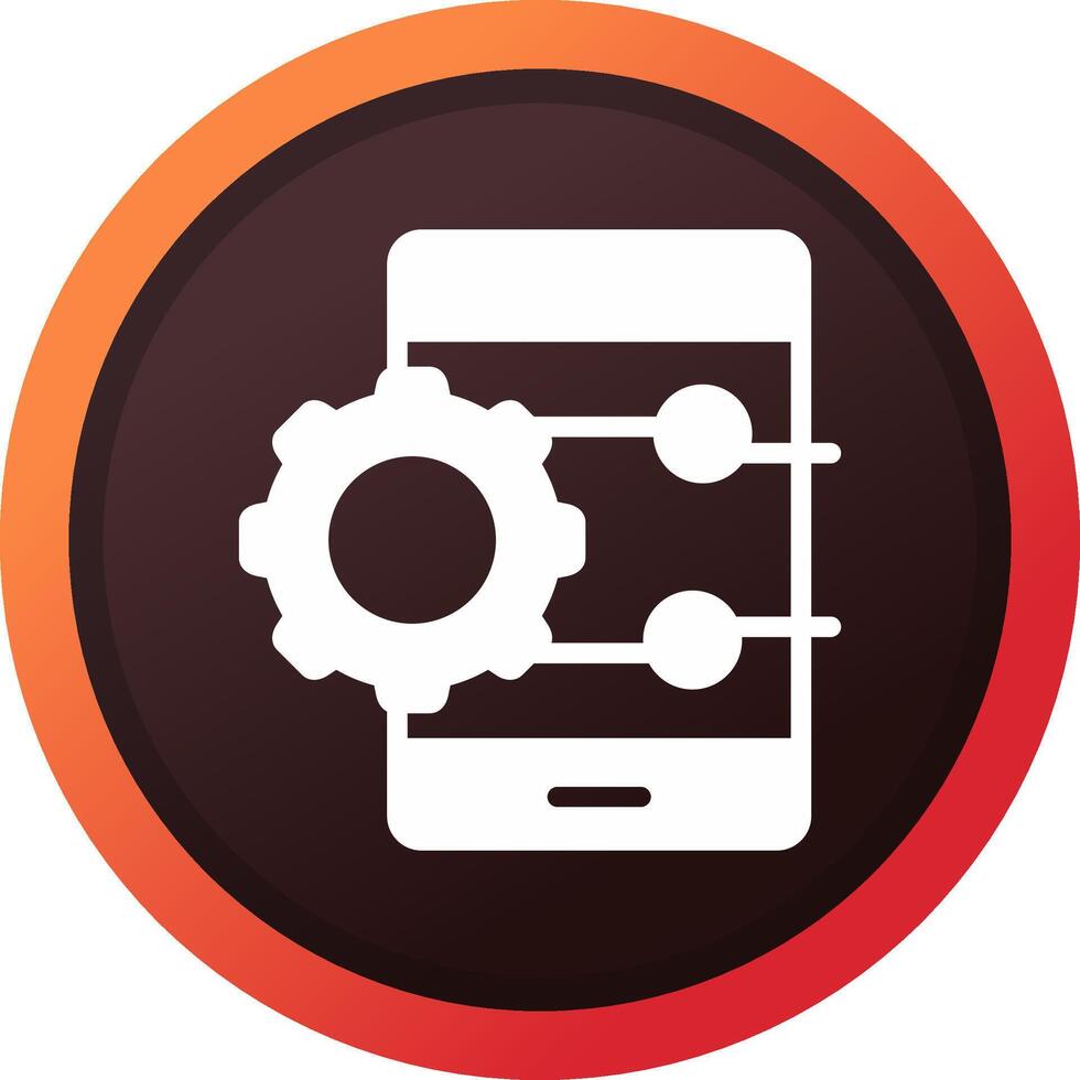 Project Management App Creative Icon Design vector