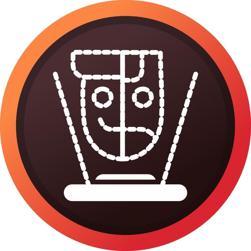 Hologram Creative Icon Design vector
