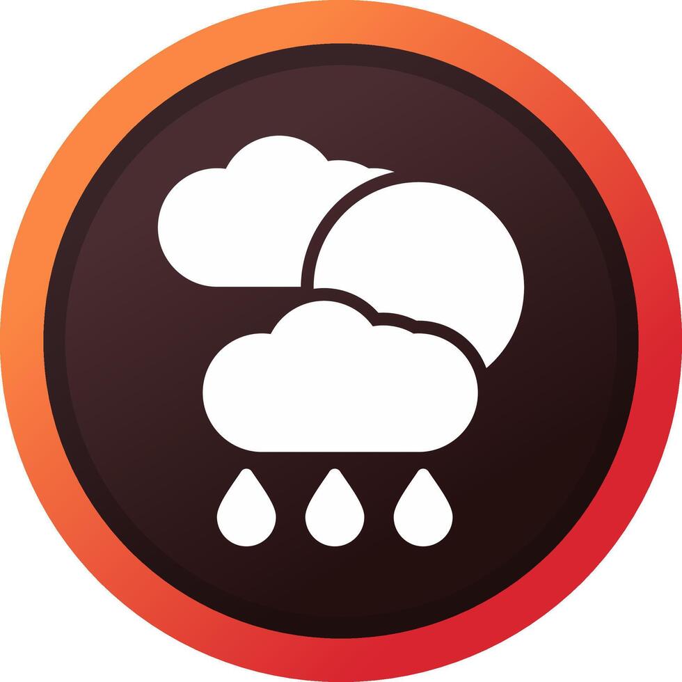 Weather Forecast Creative Icon Design vector