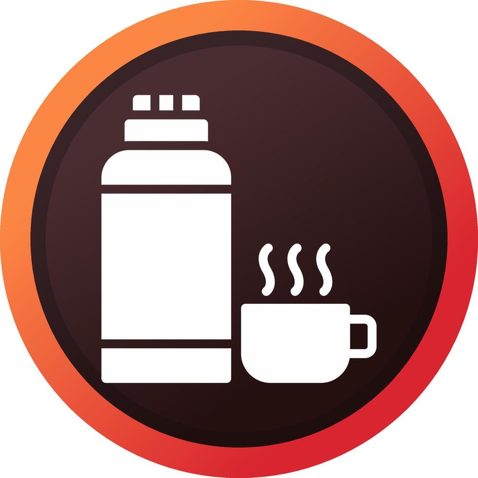 Thermos Creative Icon Design vector