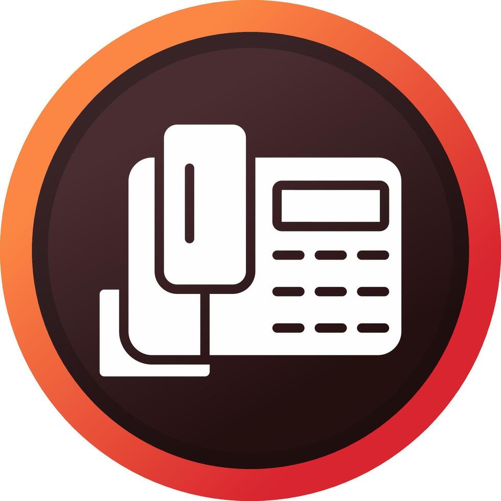 Telephone Creative Icon Design vector