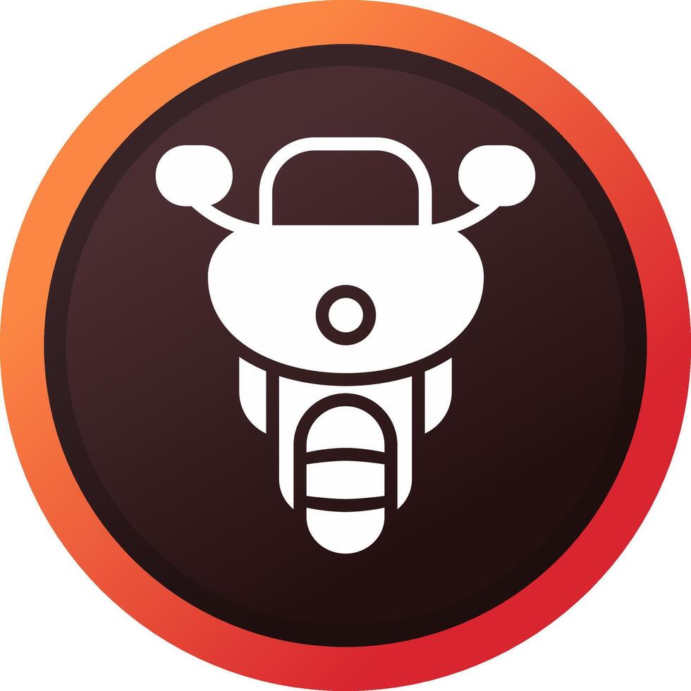 Motorbike Creative Icon Design vector