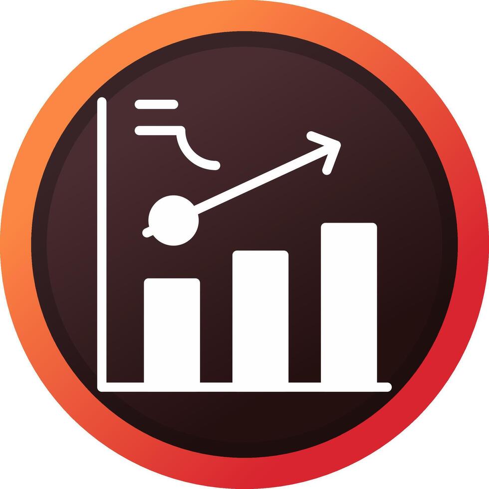 Clustered Bar Creative Icon Design vector