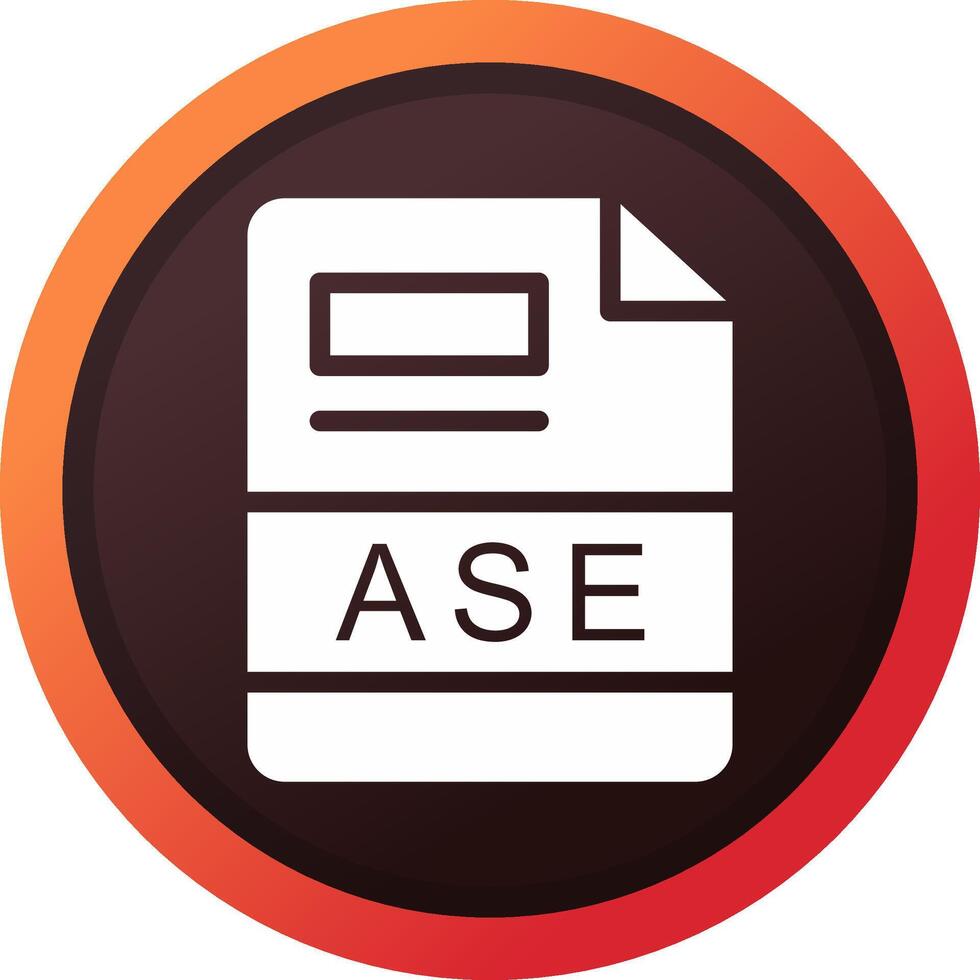 ASE Creative Icon Design vector