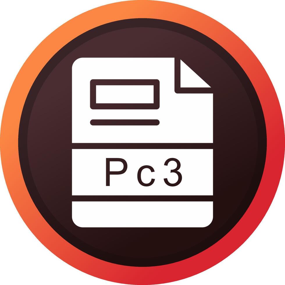 PC3 Creative Icon Design vector