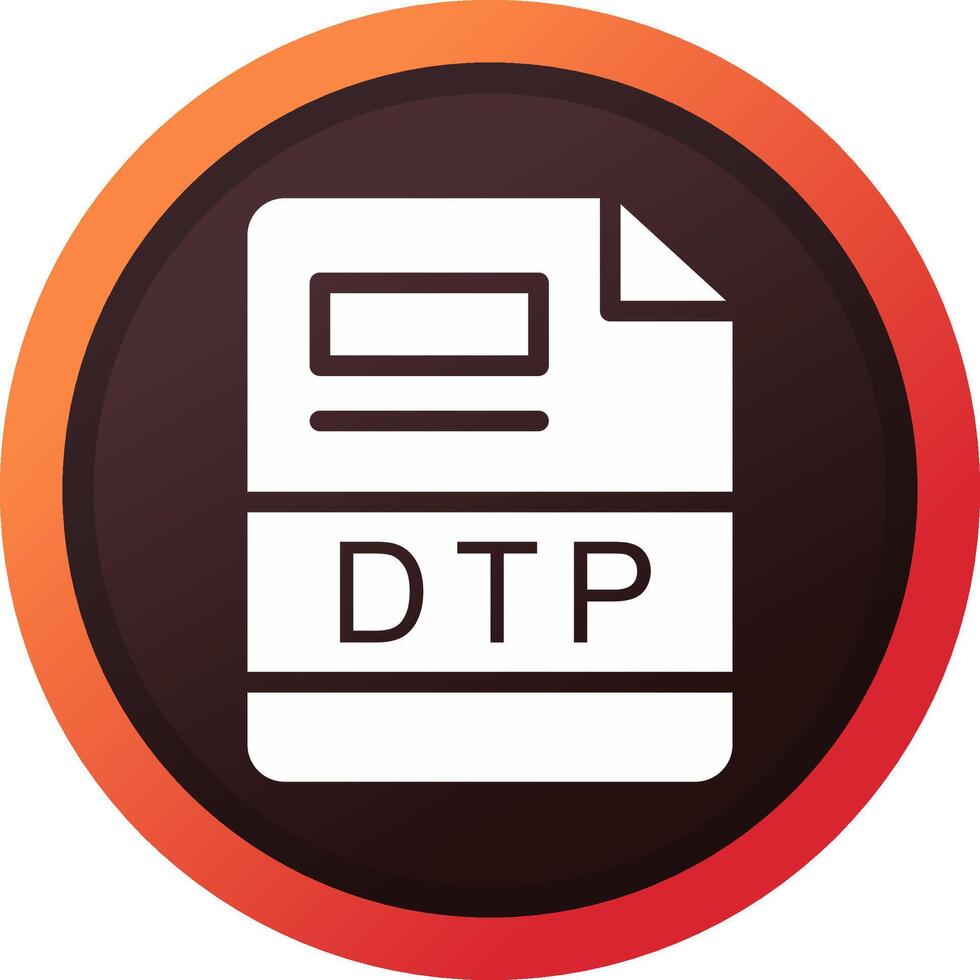 DTP Creative Icon Design vector