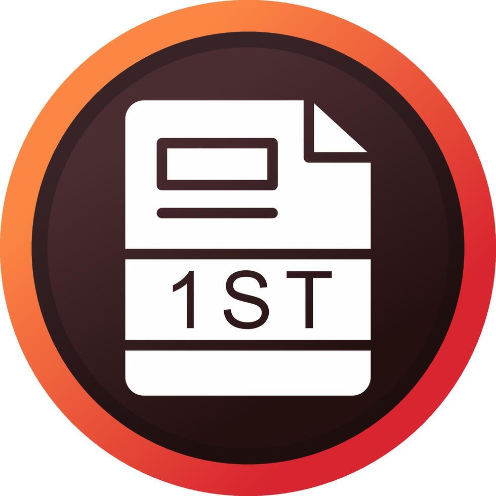 1ST Creative Icon Design vector