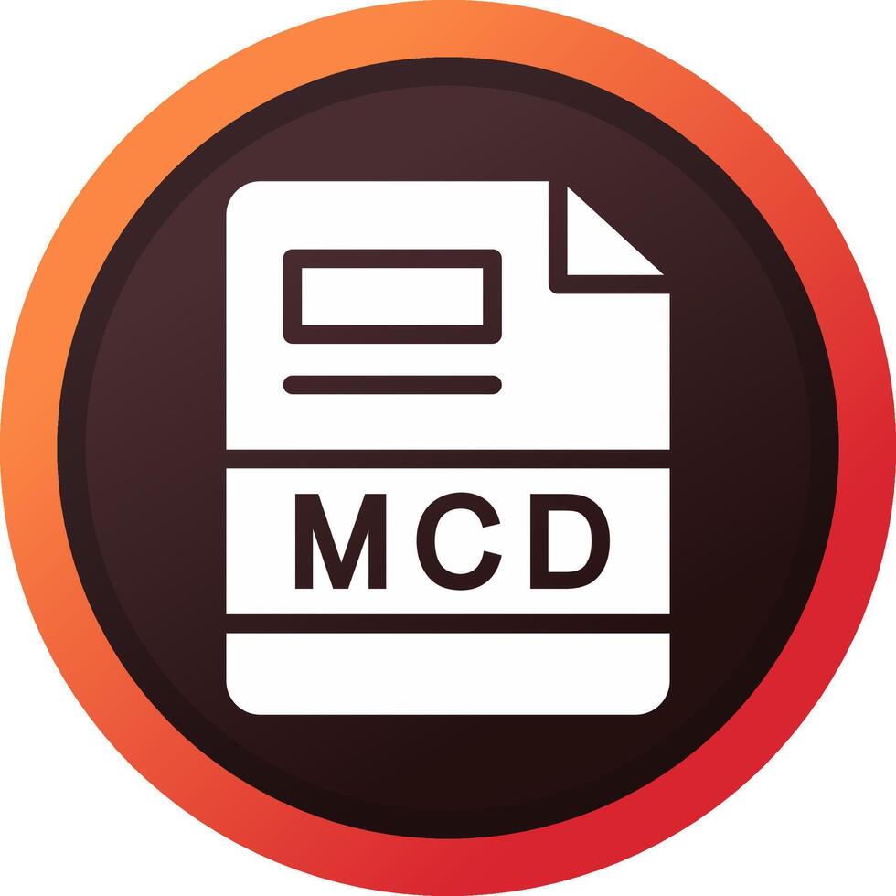 MCD Creative Icon Design vector