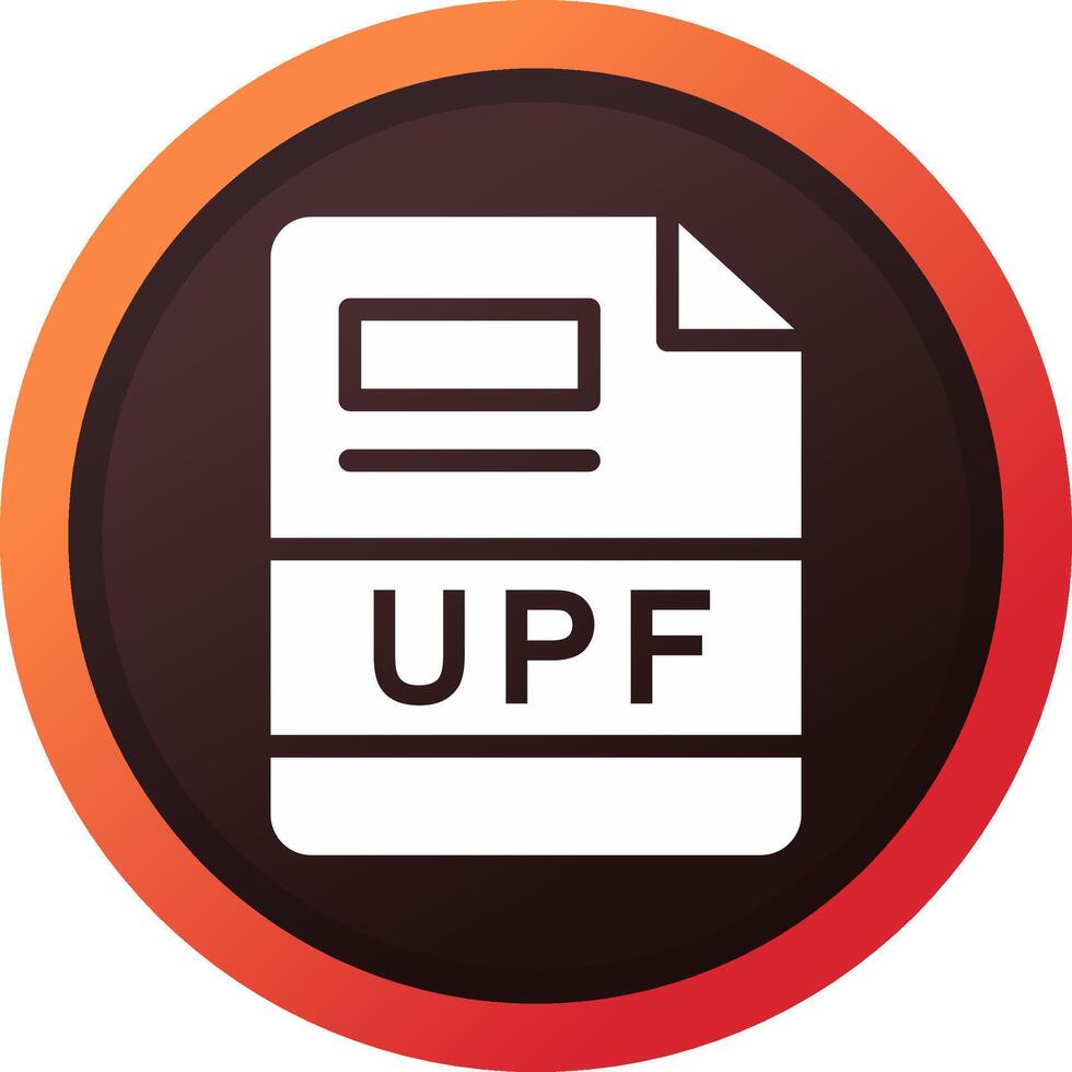 UPF Creative Icon Design vector