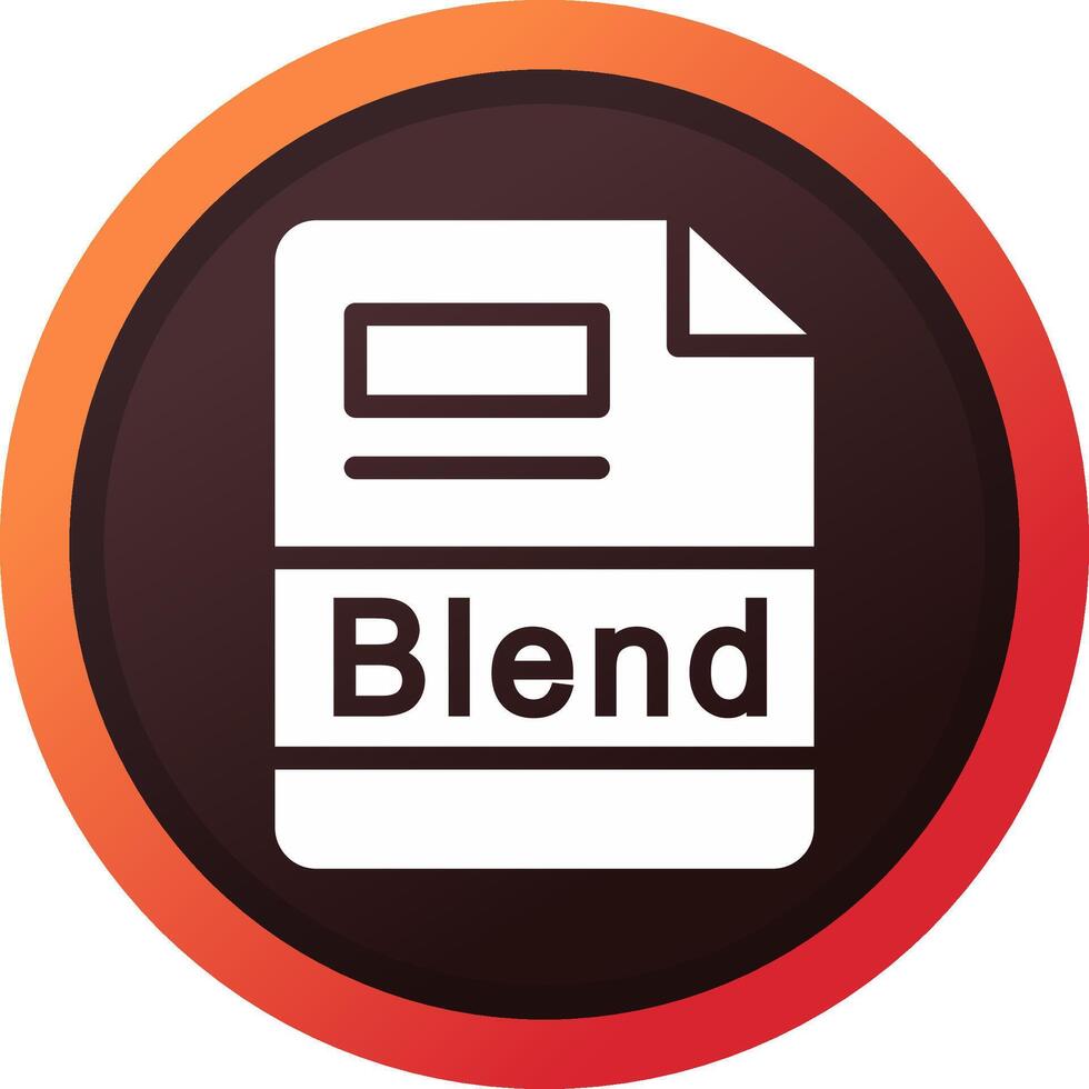 Blend Creative Icon Design vector