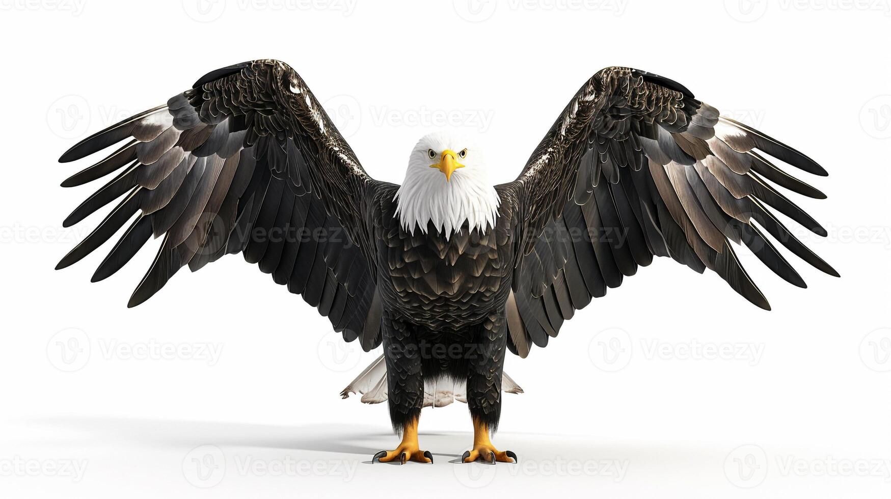 AI generated View of a Beautiful Eagle Birds full body photo