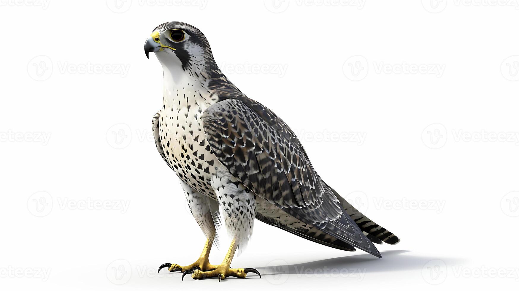 AI generated View of a Beautiful Falcon Bird photo