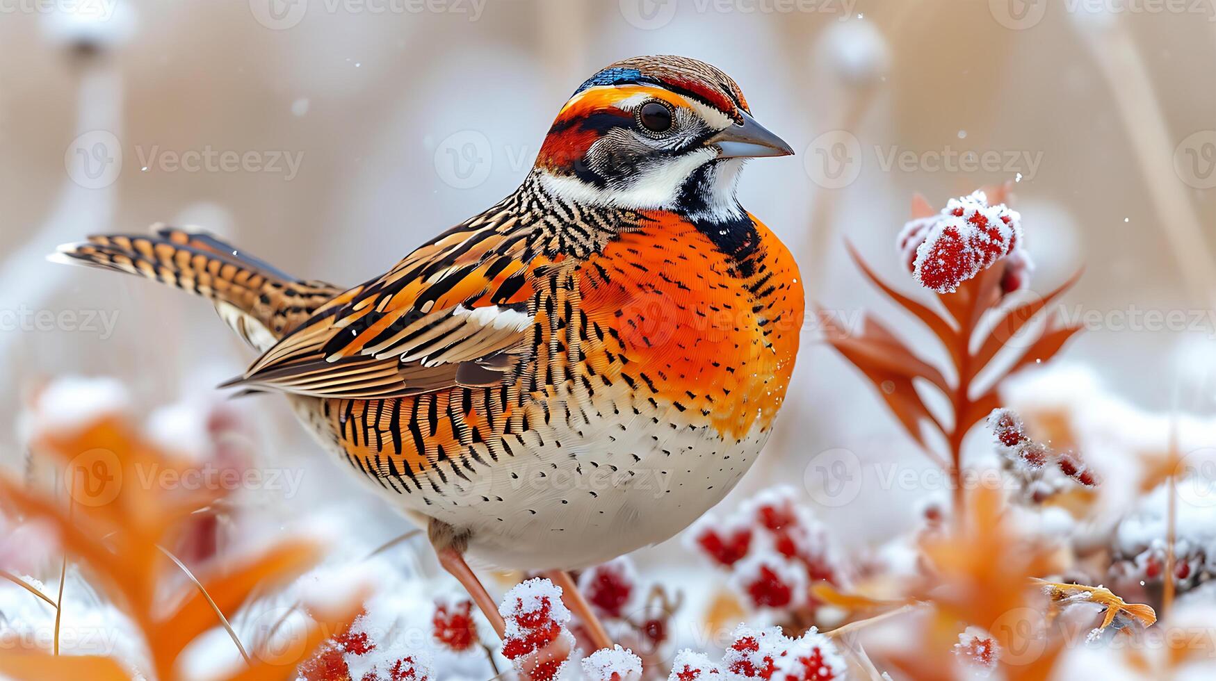 AI generated View of a Beautiful Partridge Bird photo