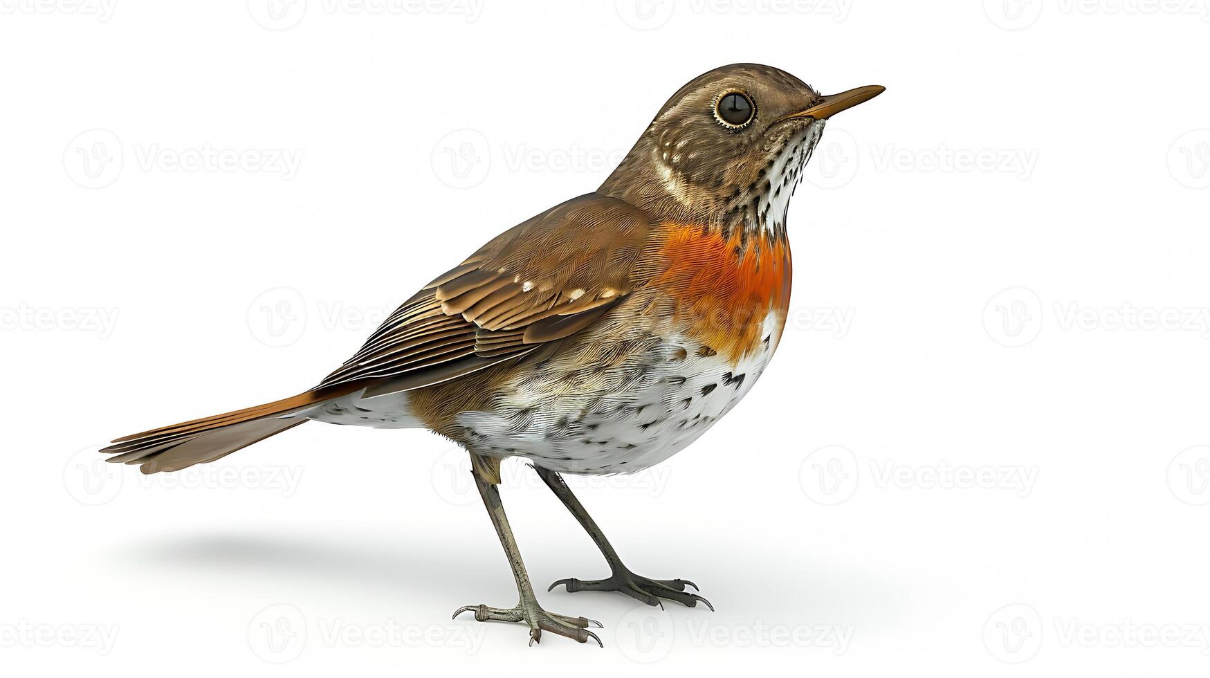 AI generated View of a Beautiful Thrush Bird photo