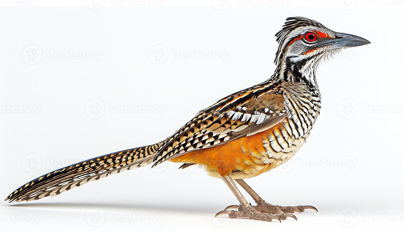 AI generated View of a Beautiful Roadrunner Bird photo