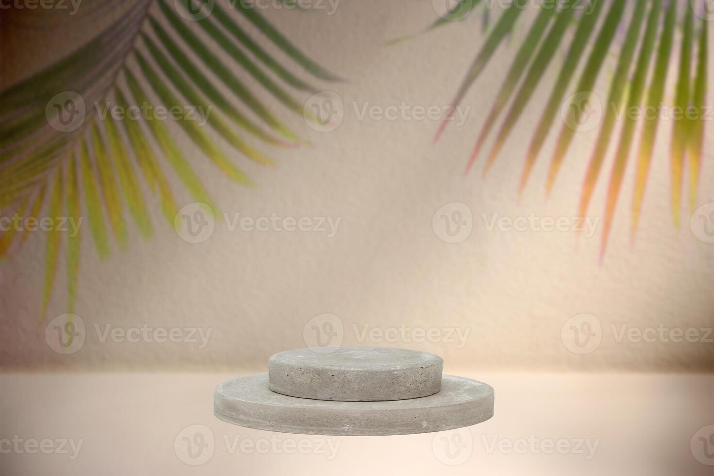 mock up, free space show cosmetic product display, podium, stage pedestal or platform photo