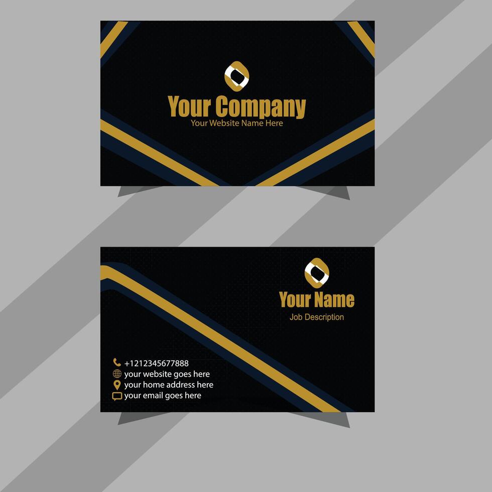 Business card design vector