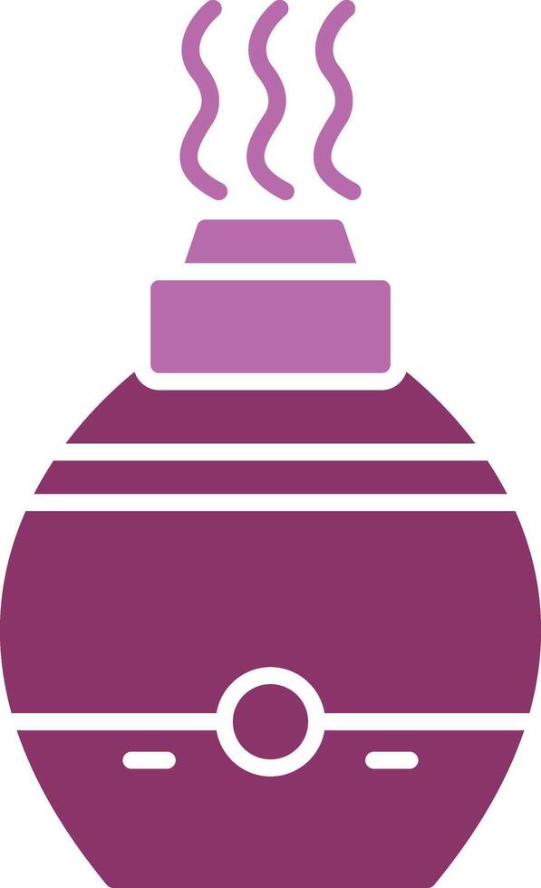 Air Diffuser Glyph Two Colour Icon vector
