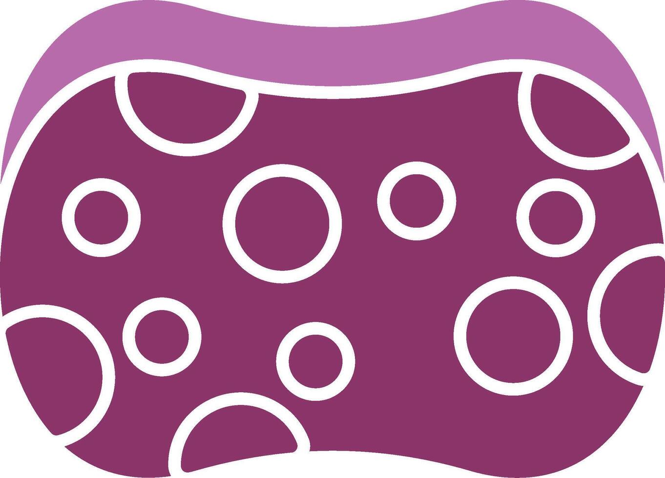 Sponge Glyph Two Colour Icon vector