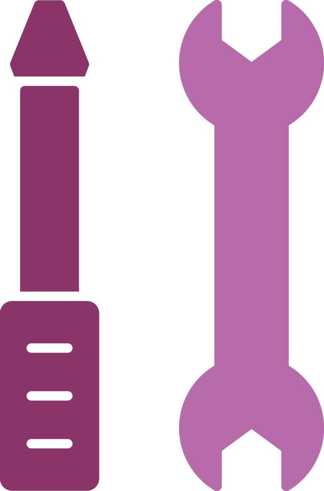 Repair Services Glyph Two Colour Icon vector